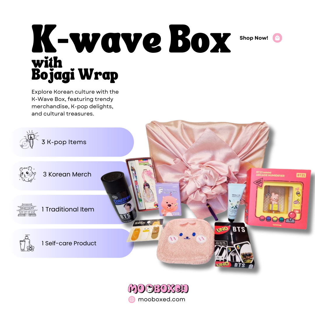 Korean Wave Box with Bojagi Wrap